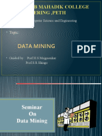 Nanasaheb Mahadik College of Engineering, Peth: Data Mining