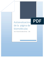 Autoevaluaciones de La Página de Biomoléculas