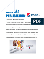 Campaña Publicitaria BetterWithPepsi