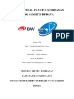 Tiara Dina B.P.P. - 10920009 - S1 KEBIDANAN - (JURNAL 3) REVIEW JURNAL PRAKTIK KEBIDANAN YANG SENSITIF BUDAYA