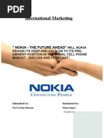 International Marketing: " Nokia - The Future Ahead"