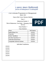 Post Graduate Programme in Management