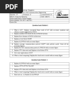 Question Bank Module-1: Computer Networks 18EC71