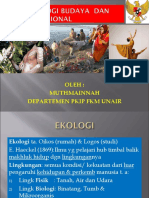 Ansos - Ekologi Budaya Dan Fungsional