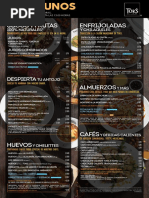 Menú Desayunos Toks 2025 con Precios | PDF | Tortita | Hamburguesas