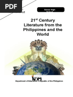 21 Century Literature From The Philippines and The World: Not For Sale