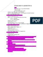 Rumus Matematika Semester 2