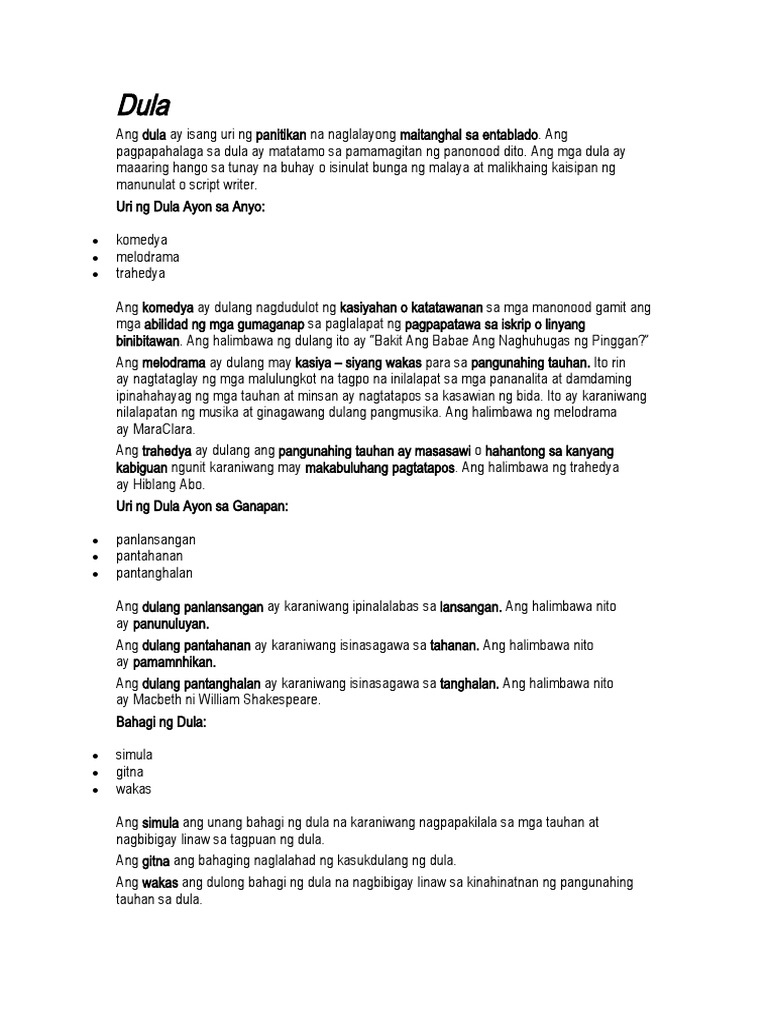 Dula | PDF