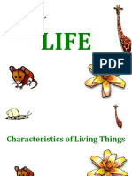 EARTH SCIENCE-Characteristics of Living Things