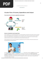 Circular Flow of Income, Expenditure and Output - A Level Economics B Edexcel Revision - Study Rocket