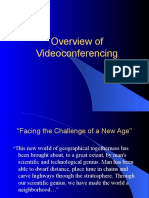 Overview of Videoconferencing