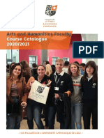 Catalogue de Cours 2020 2021 FLSH Lille