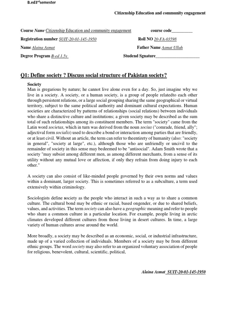 Citizenship Education and Comunity Engagement | PDF | Socialization ...