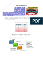 Organic Geochemistry (Geol. 507)