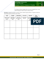 Module 3 - Setting Goal Activity Answer Sheet