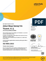 Jotun Boya Iso9001