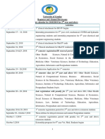 University of Gondar Registrar and Alumni Directorate Academic Calendar For 2018/2019 For 2 Year and Above Month/Date Activities