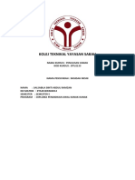 Kolej Teknikal Yayasan Sabah: Nama Kursus: Penulisan Ilmiah Kod Kursus: Dtu2133