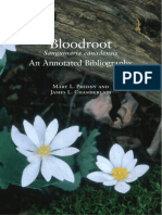 Bloodroot Annotated Bibliography