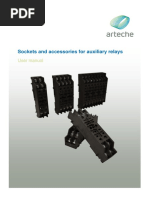 Sockets and Accessories For Auxiliary Relays: User Manual