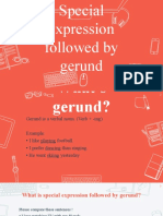 Special Expression Followed by Gerund
