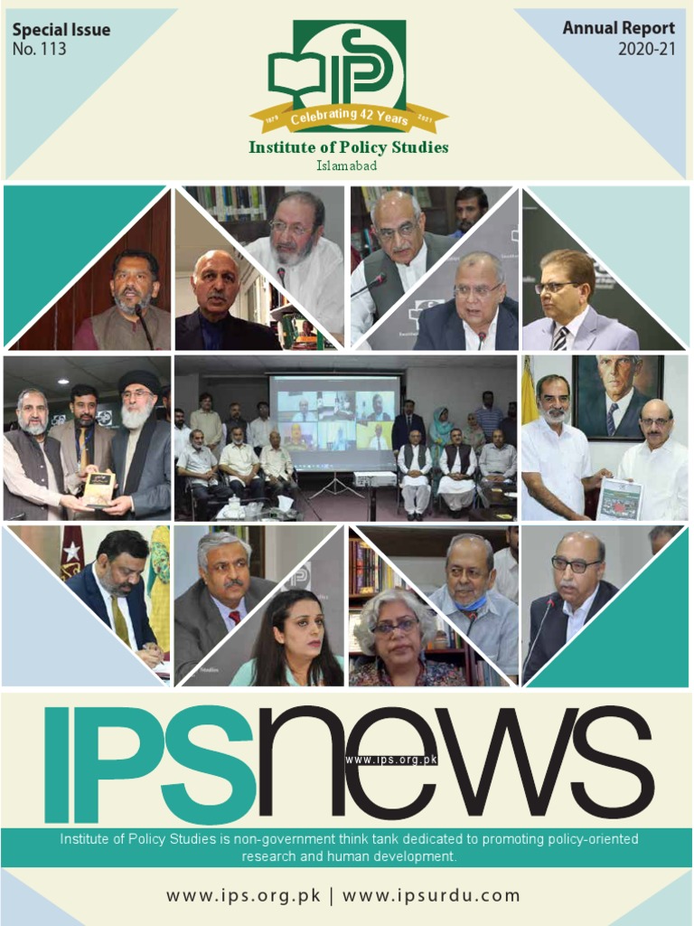 Special Issue of IPS News (No. 113) / Annual Report 2020-21 | PDF |  Pakistan | Academic Journal