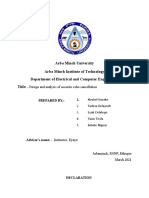 Arba Minch University Arba Minch Institute of Technology Department of Electrical and Computer Engineering Title