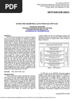 DETC2003/CIE-48224 DETC2003/CIE-482 24: Extracting Geometrical Data From Cad Step Files