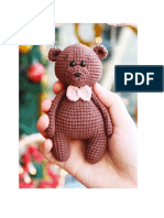 Crochet Brown Teddy Bear Amigurumi Free Pattern