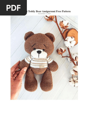 Crochet-Teddy-Bear-Amigurumi-Free-Pattern