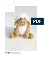 Easy Little Crochet Sheep PDF Amigurumi Free Pattern