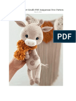 Franky Crochet Giraffe PDF Amigurumi Free Pattern