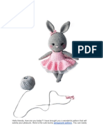 Mrs. Cute Crochet Bunny Amigurumi PDF Free Pattern