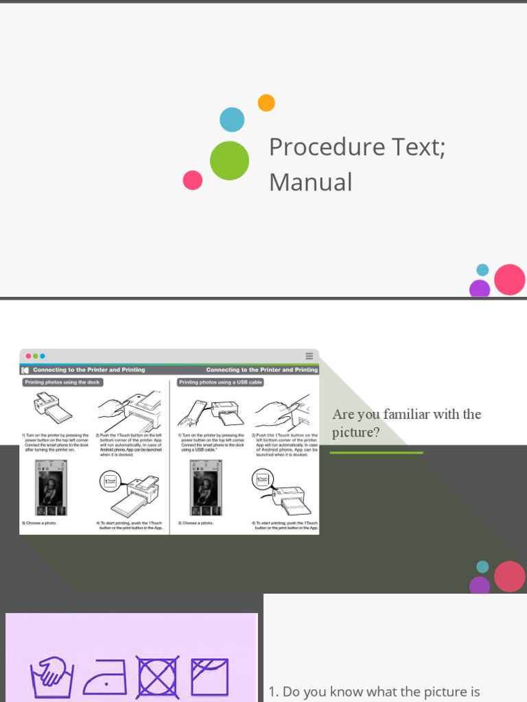 Procedure Text Manual | PDF