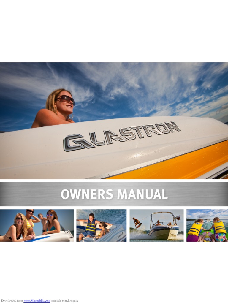 Glastron Boats User Manual | PDF | Safety | United States Coast Guard, image size:768x1024
