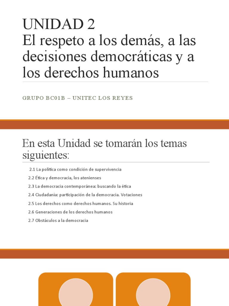 U2 - Democrácia y Derechos Humanos | PDF | Democracia | Ideologías ...