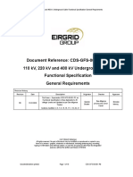 10 110 KV Underground Cable Functional Specifications