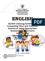Guided Learning Activity Kit - English 4 - Tomelden