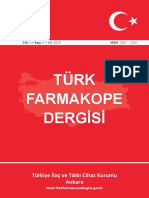 Türk Farmakope Dergisi 5.cilt 3.sayısı