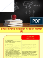 Simple Kinetic Molecular Model of Matter - 1edited