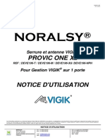 Notice Utilisation Digicode Noralsy Provic One X2