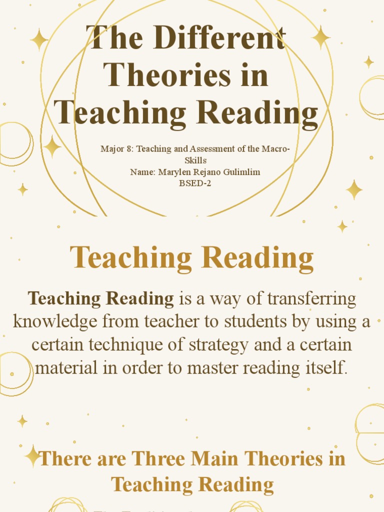 Theories of Reading Instruction | PDF | Metacognition | Top Down And ...