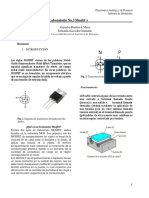 Práctica de Laboratorio Con Mosfet