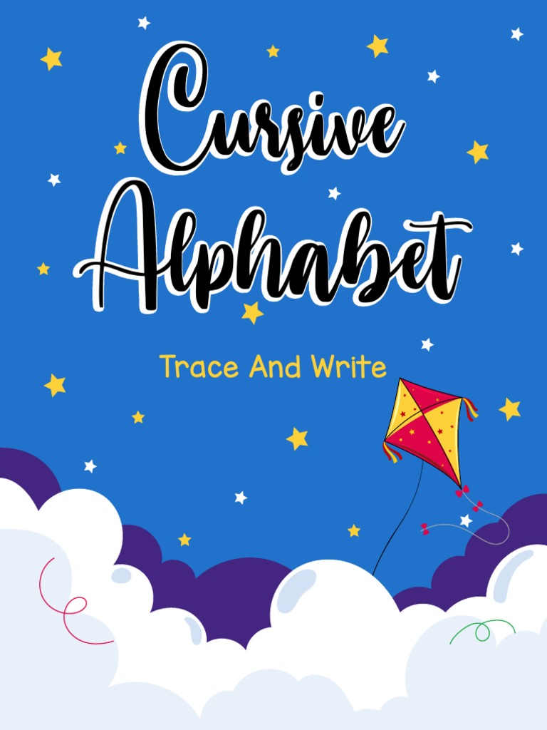Cursive Alphabet Tracing Guide | PDF | Languages | Foreign Language Studies