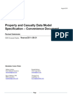 Property and Casualty Data Model Specification
