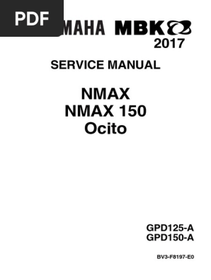 Yamaha Gpd-A 125 150 Nmax (2017) | PDF