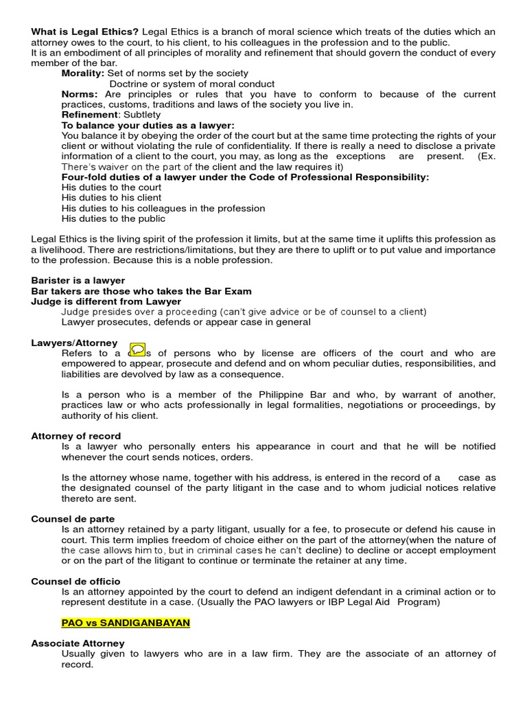 Understanding Legal Ethics and Duties | PDF | Miranda Warning | Lawyer