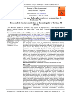 Analise de Tendencia para Dados Pluviometricos No