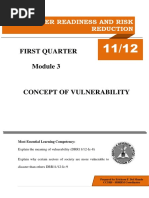 First Quarter: Disaster Readiness and Risk Reduction