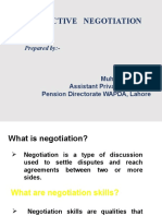 M Asif Effective Negotiation Slidesm ASIF .